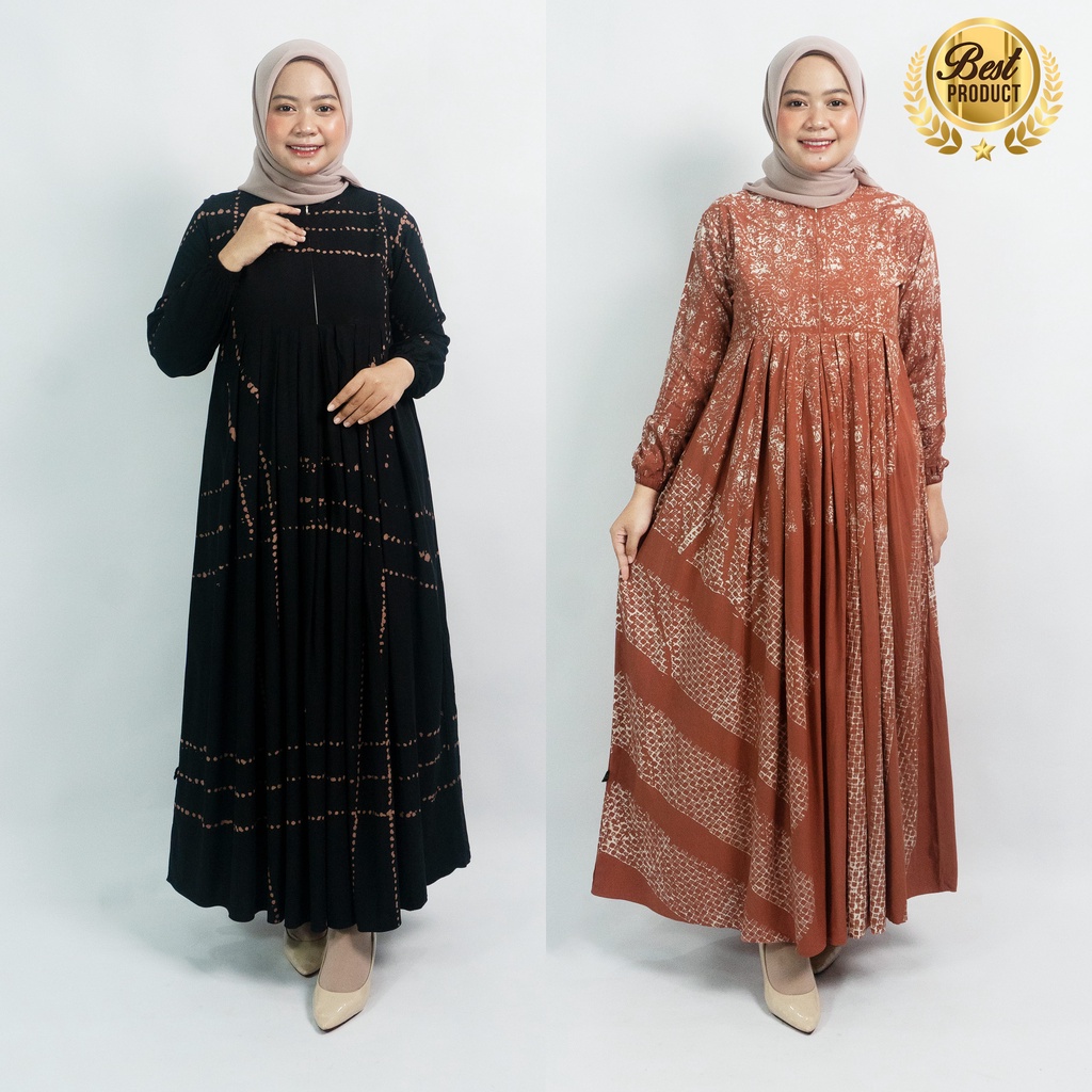 [BISA COD] GAMIS TWILL JUMBO LD 95 LD 130 LD 140 BAHAN RAYON PREMIUM / GAMIS PEKALONGAN / GAMIS PEKA
