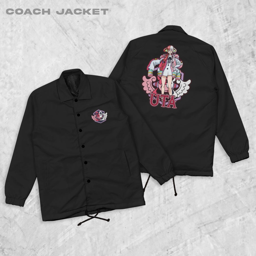 HIPNOP One Piece Uta Coach Jaket Polos Pria Jaket Parasut Unisex