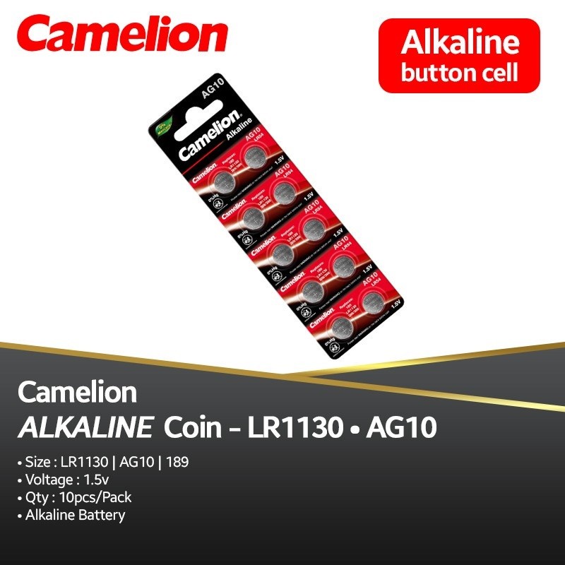 Baterai Kecil Camelion LR1130/AG10 (isi 1 pcs) - NM