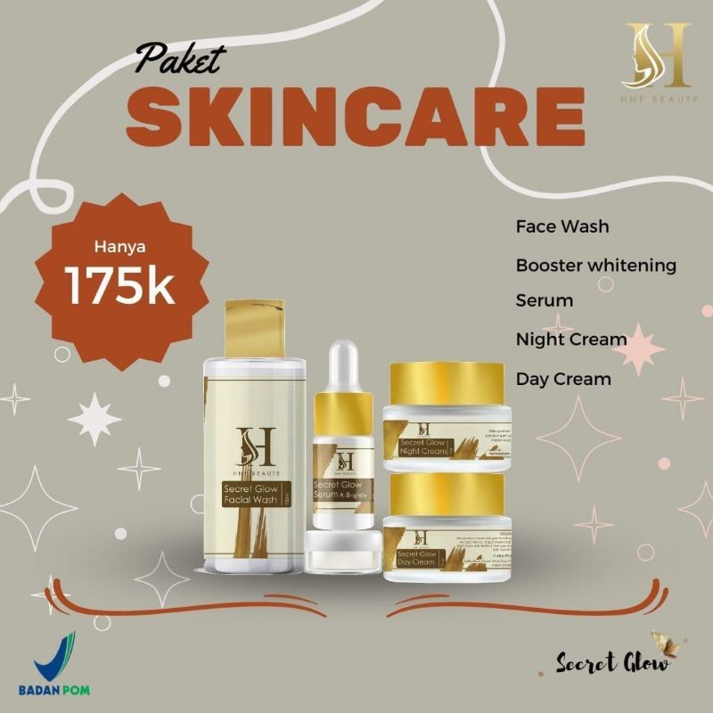 175k SKINCARE Secret Glow ORIGINAL 100% BPOM by HNF Beaute