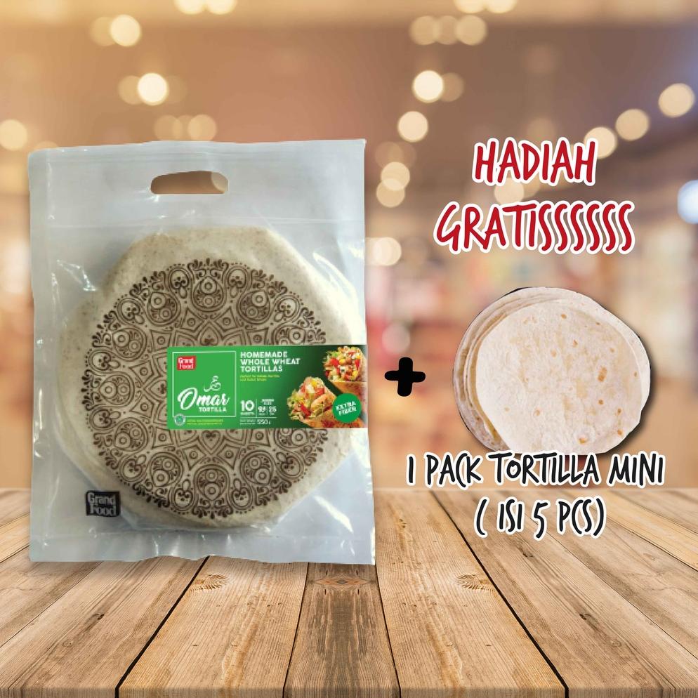 

3.3 Promo >> Tortilla GANDUM OMAR Premium Whole Wheat 25 cm
