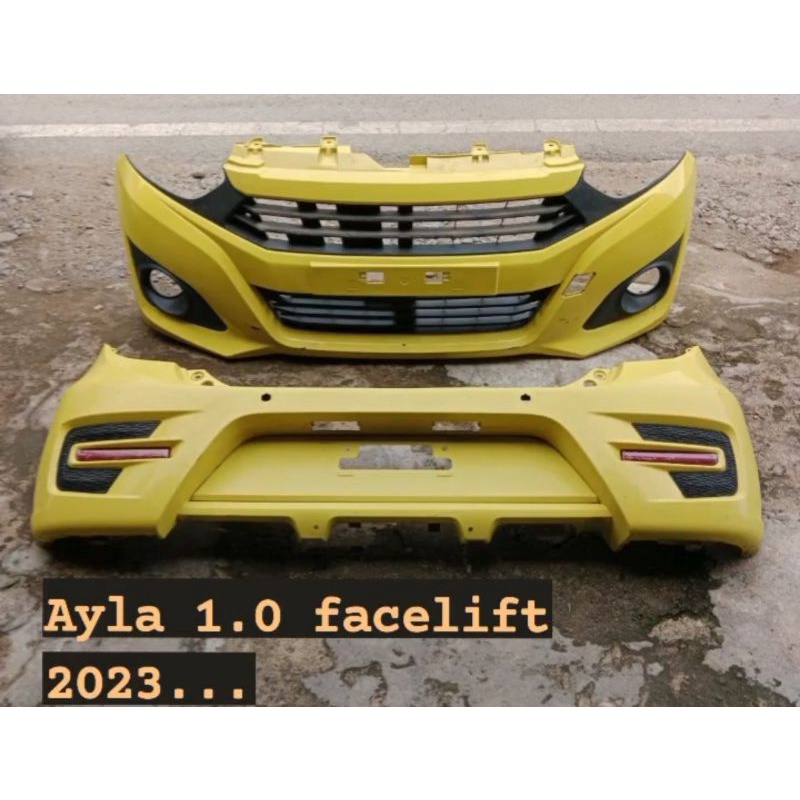 bemper depan belakang ayla 1.0cc