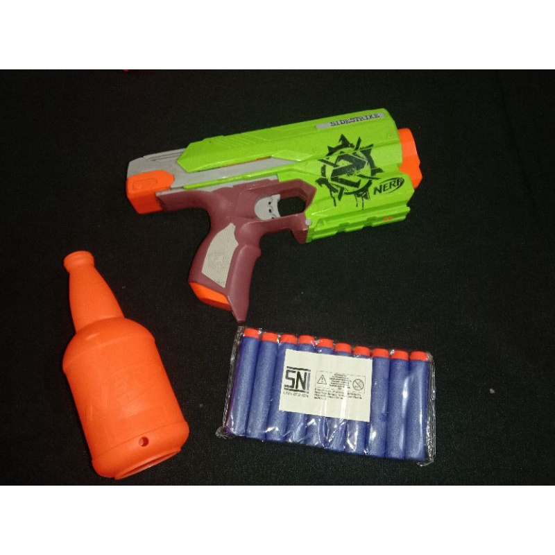 NERF SIDESTRIKE ZOMBIE FREE ACC BOTTLE & BULLET 10pcs