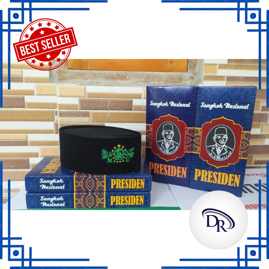 Termurah Songkok Hitam Logo NU Hijau Peci NU Hijau Songkok Nasional