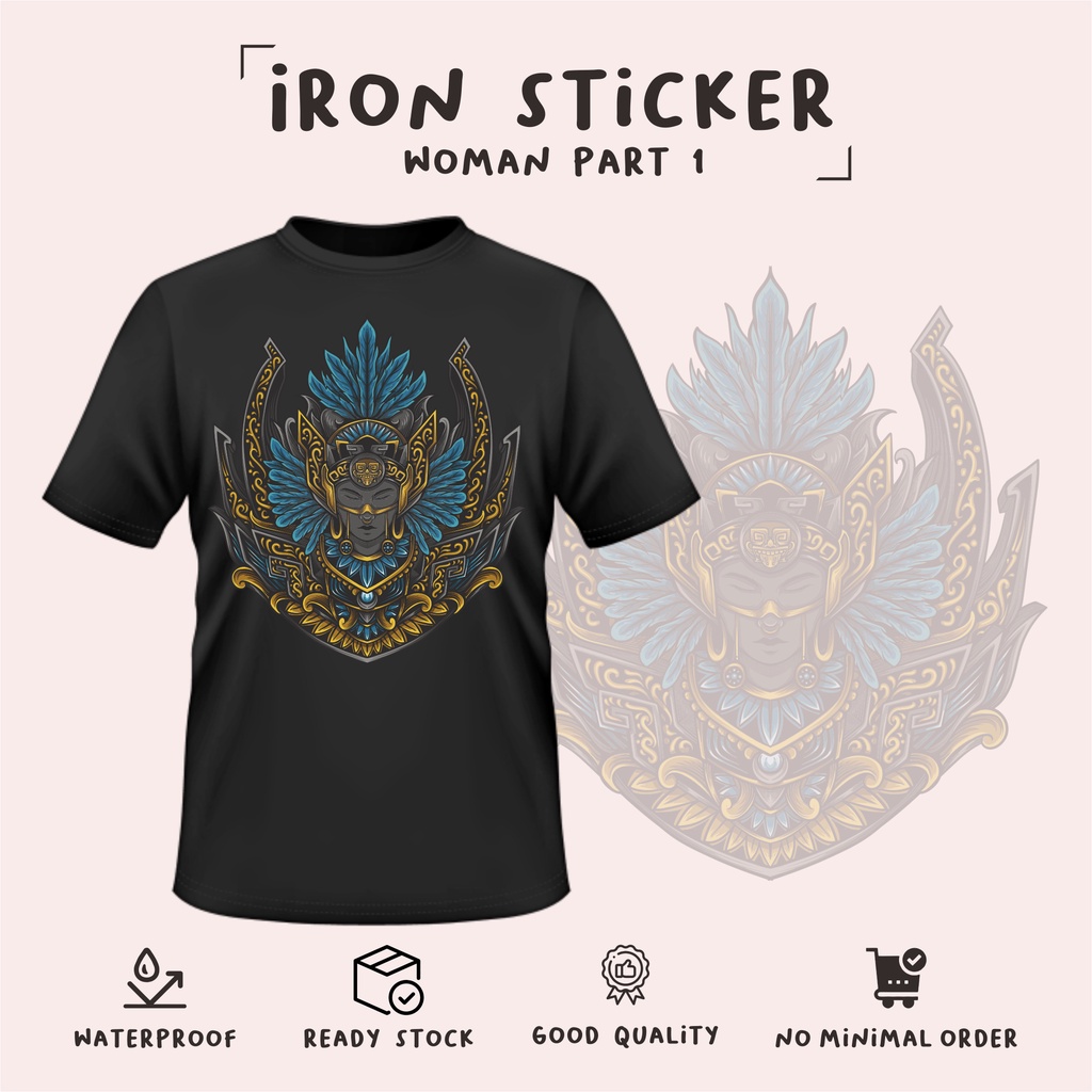 

murah/sablon baju/tinggal setrika/bahan sablon dtf/ WOMAN part 1
