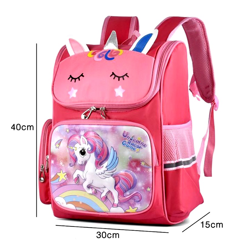 Princess Tas Sekolah Anak Perempuan Ransel Import Anak Wanita - Kids Backpack School Import