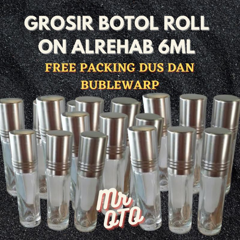 (GROSIR) BOTOL KOSONG ROLL ON ALREHAB 6 ML / 7 ML / 10 ML