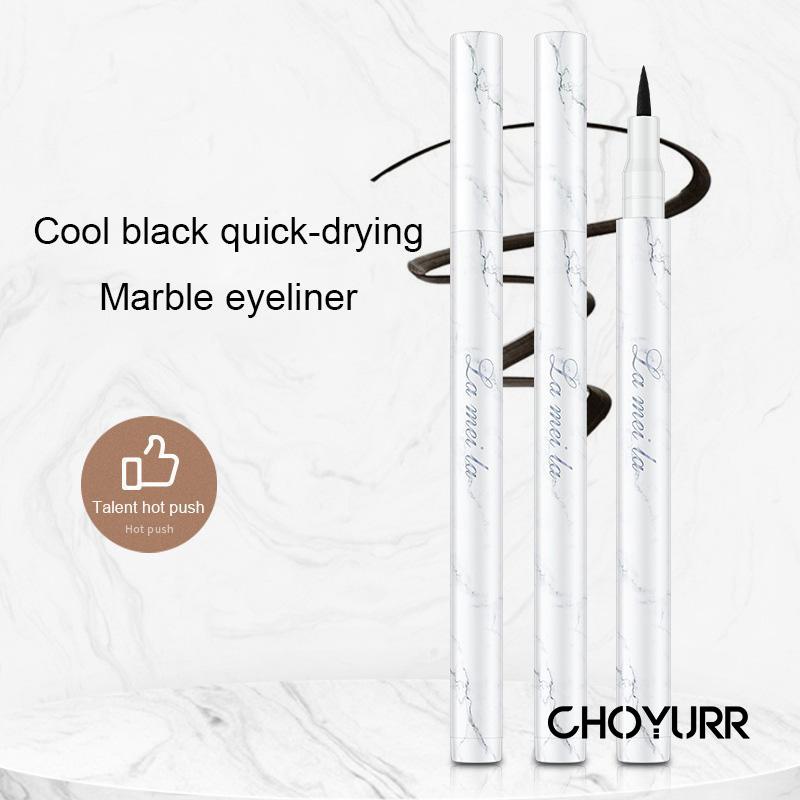 【COD】Eyeliner Warna Hitam Anti Air Tahan Lama Eyeliner Pensil Cair Non-noda Smooth Korean Import-CH