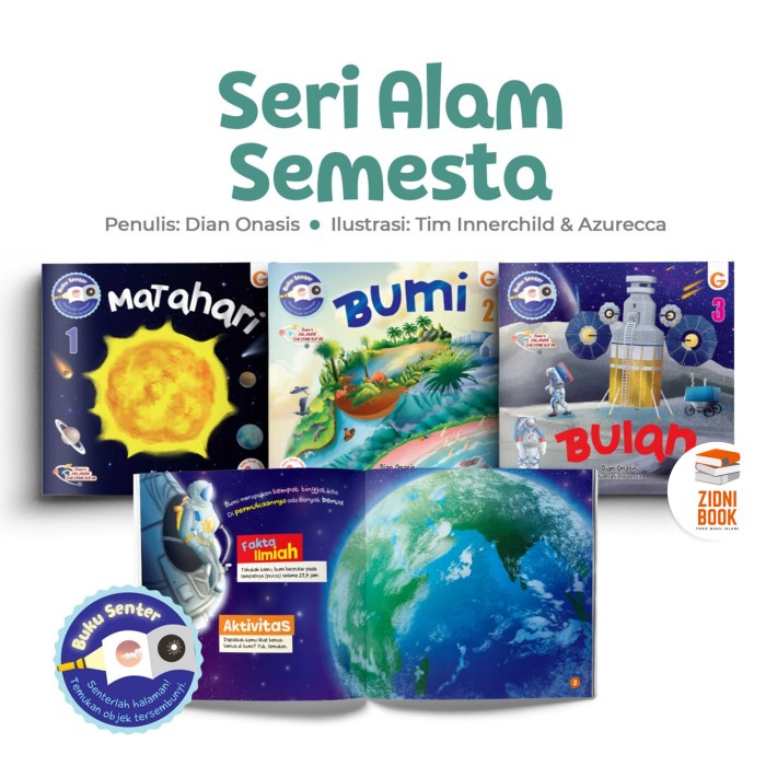 

Buku Anak Islami Seri Alam Semesta 1 Set (3 Buku) Gema Insani Original