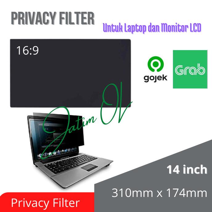 Privacy Filter Protector Anti Spy Laptop 14 inch Screen Guard Notebook