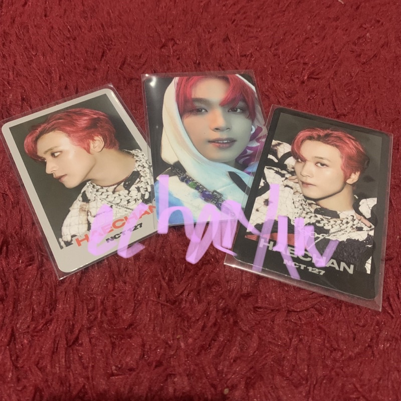 ready stock trading card 2 baddies nct 127 ver a b konsep selca haechan