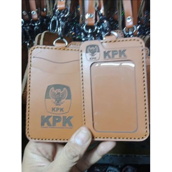 

Lanyard/Name Tag Id Card Logo KPK (Asli kulit)