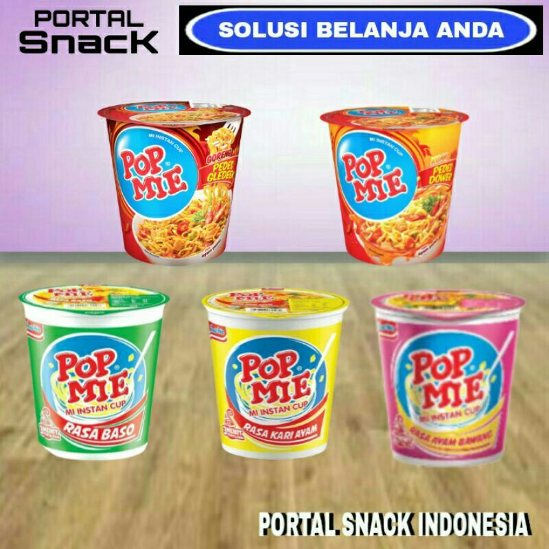 

POP MIE instan cup all varian 75gr