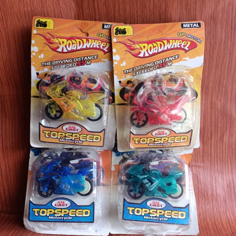 mainan roadmwheel motor rossi