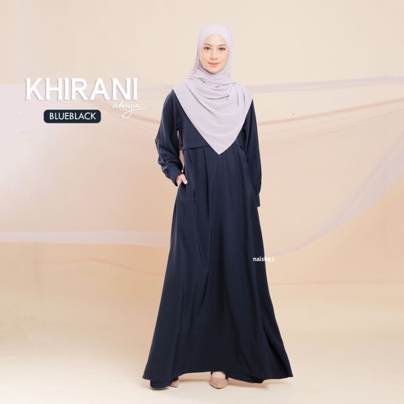 KHIRANI ABAYA/GAMIS SIMPLE/GAMIS POLOS/ABAYA POLOS/BAJU WANITA MUSLIM/PAKAIAN MUSLIM/ABAYA SIMPLE/GA