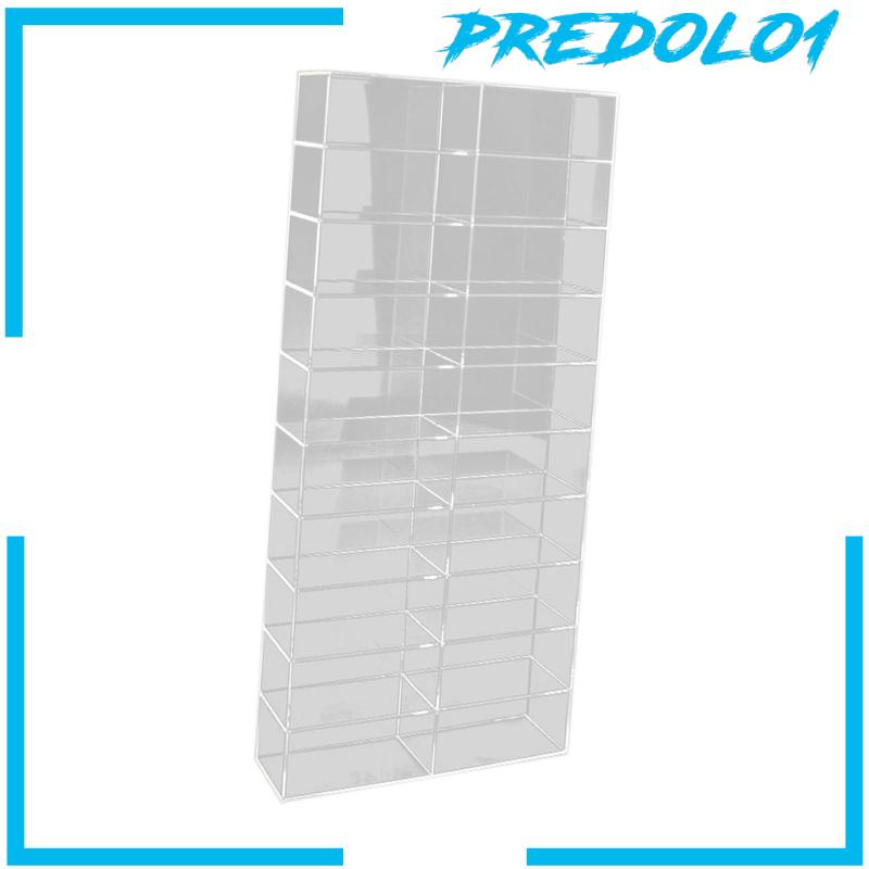 [Predolo1] Etalase Rak Display Etalase Mobil Model1Per64 Bening Untuk Mainan