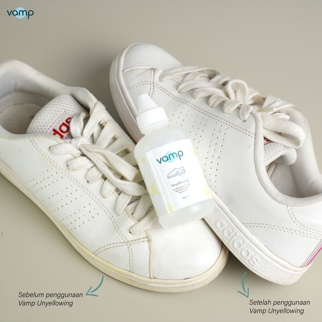 UNYELLOWING SEPATU | Yellowing Remover Pembersih Pemutih Shoes Shoe Midsole Sol by Vamp Shoe Care | Easy Cleen