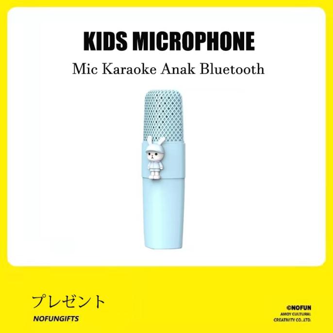 Mic K9 Wireless Microfon Anak Bluetooth Model Kartun Karaoke Player Mi
