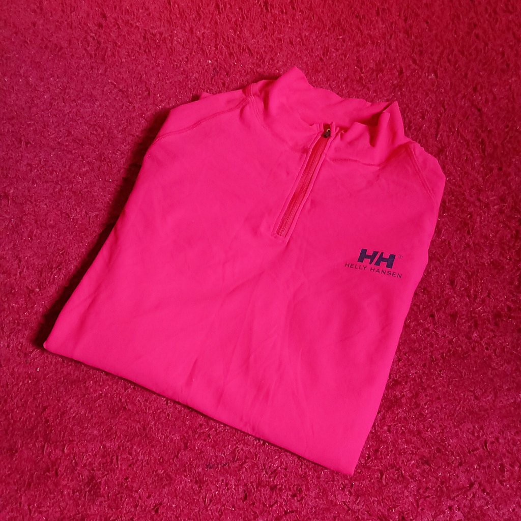 Jacket Running Helly Hansen Half Zip  Bekas / Preloved / Second Size XL fit ke L