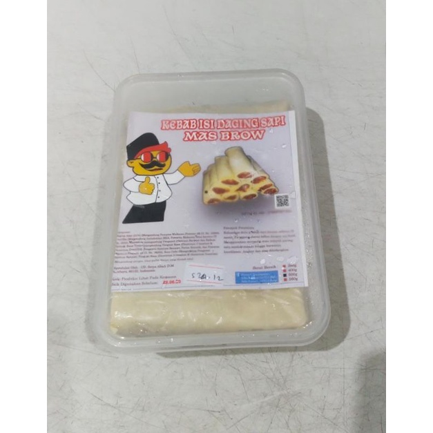 

kebab masbrow full daging isi 10 500gram