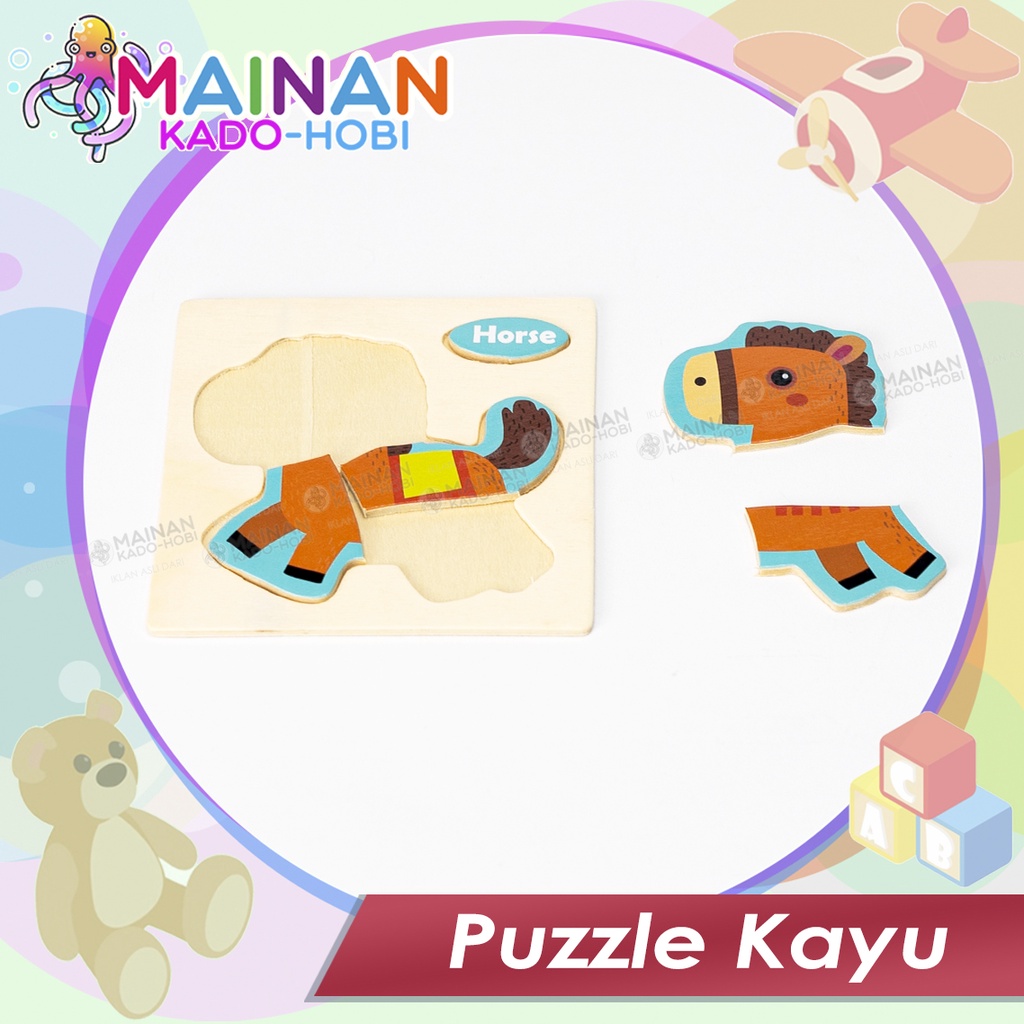 MAINAN EDUKATIF MOTORIK ANAK JIGSAW PUZZLE 3 DIMENSI PREMIUM