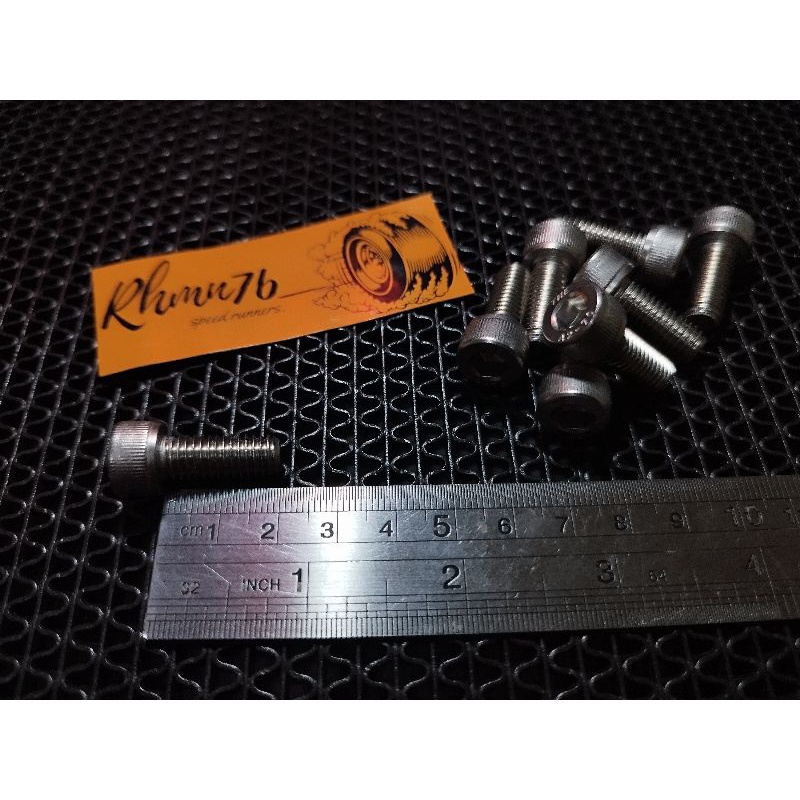 Baut L Stainless ukuran 12 panjang 2cm