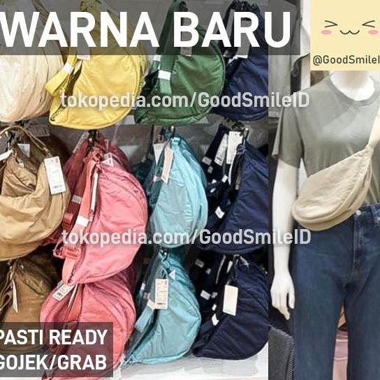 JASTIP Tas Bahu Mini Round Wanita Sling Bag Selempang Waist UNIQLO