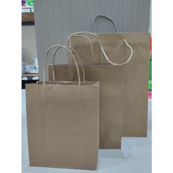 

Paperbag coklat/Paper Bag polos/Batik/Paperbag polos/Paper bag kertas/Paper Bag/Kraft Paper Bag/