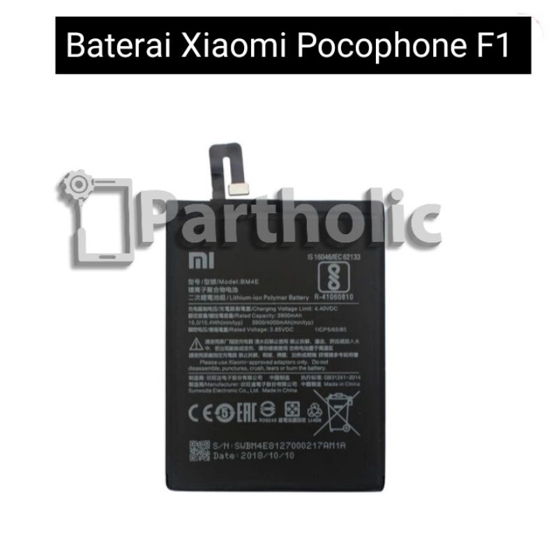 Baterai Xiaomi Pocophone F1