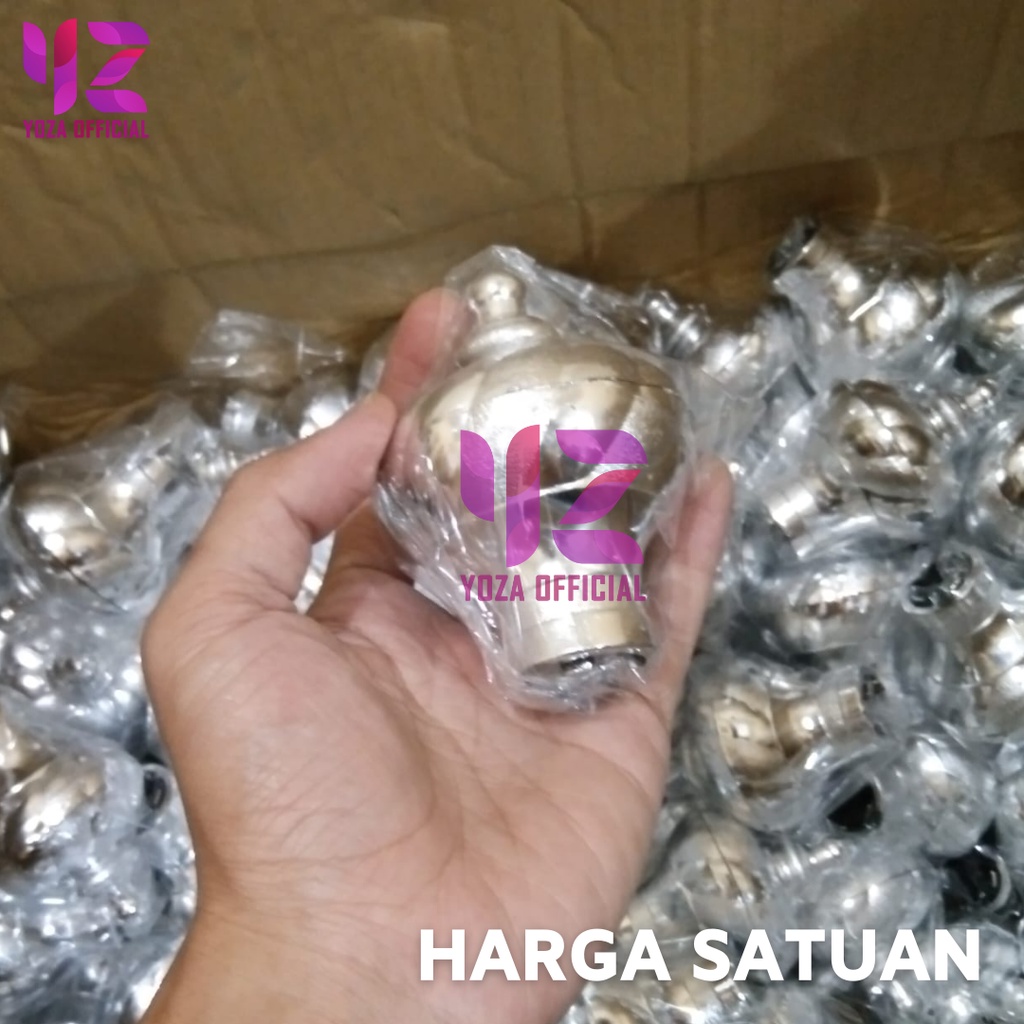 ENCUP TUTUP GORDEN SILVER MAHKOTA BESI GORDENG