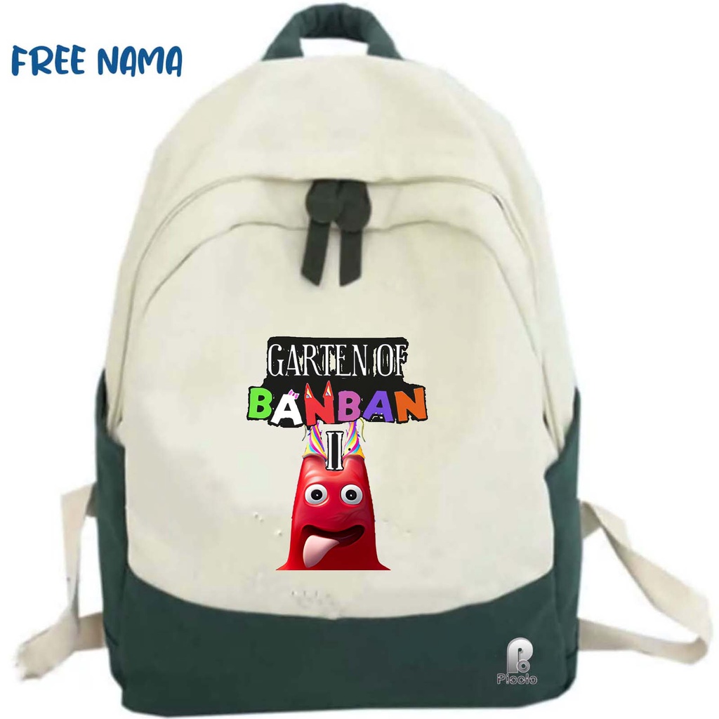 TAS RANSEL BACKPACK ANAK SEKOLAH MOTIF GARTEN OF BANBAN UNISEX (FREE NAMA)