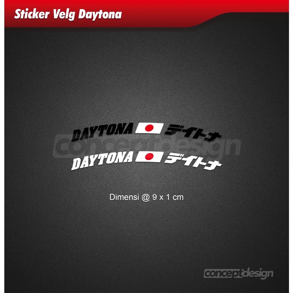 Sticker Velg Daytona