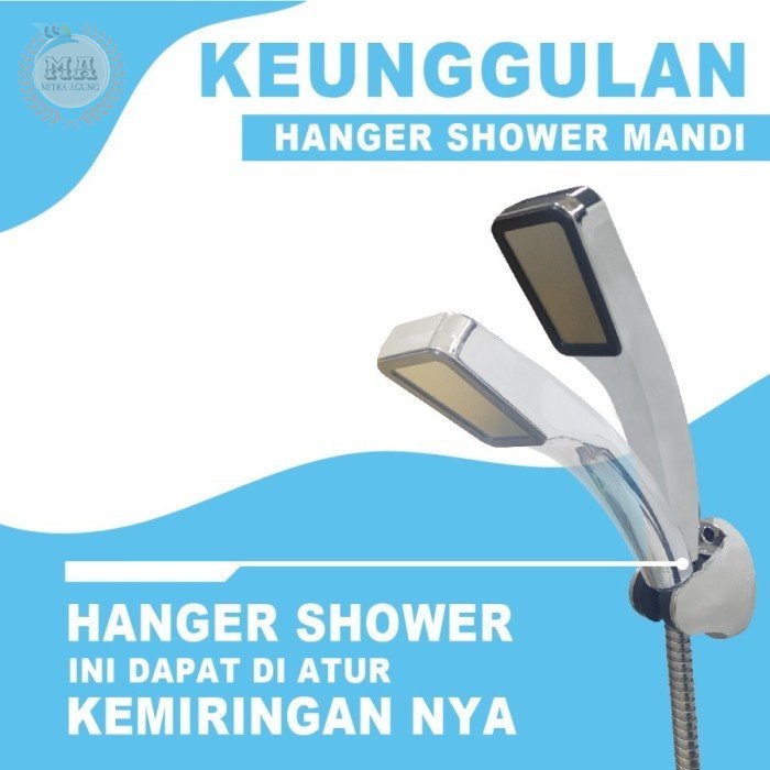 Cantolan Shower Hanger Gantungan Shower Kamar Mandi Toilet Bahan PVC OLS Hanger Shower Cantolan Shower Kamar Mandi PROMO