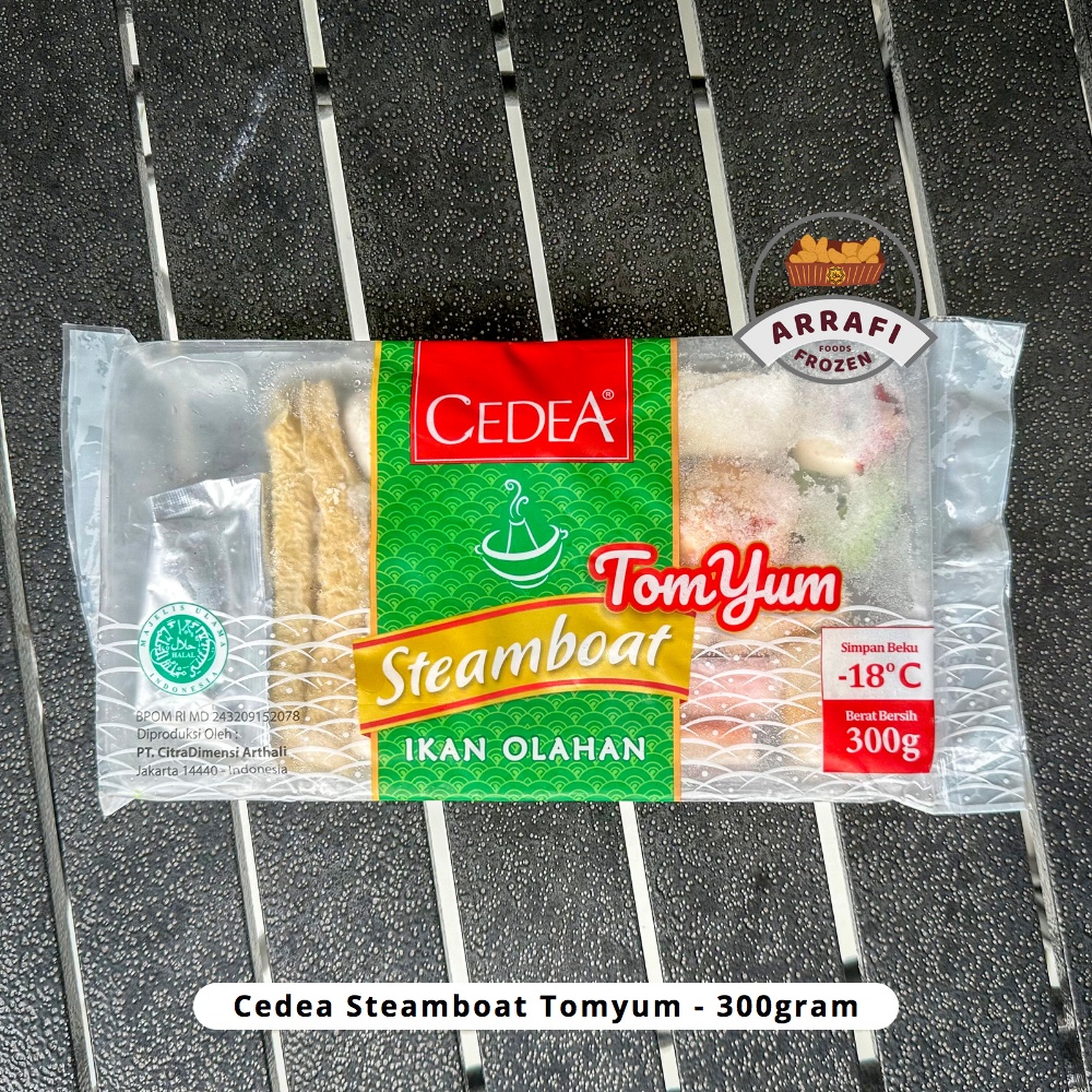 

Cedea Steamboat Tomyum / Ikan Olahan Cedea 300 gram (Frozen Food)