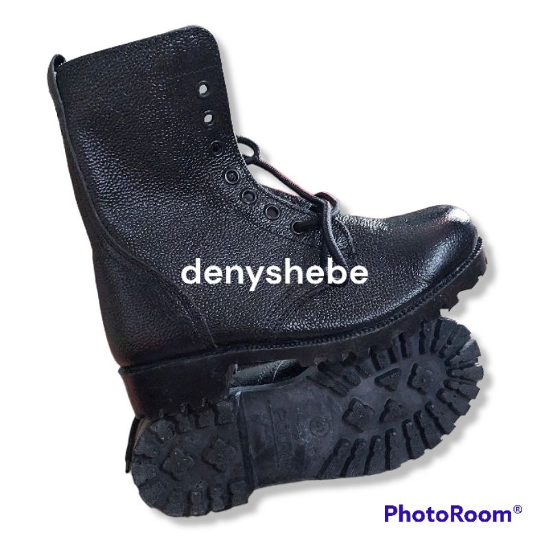 SEPATU PDL KULIT JERUGJ JATAH POLRI