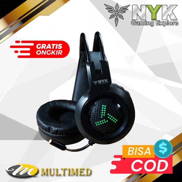 Headset Gaming Nyk Hs-N07 / HS N07 / HSN 07 ORIGINAL