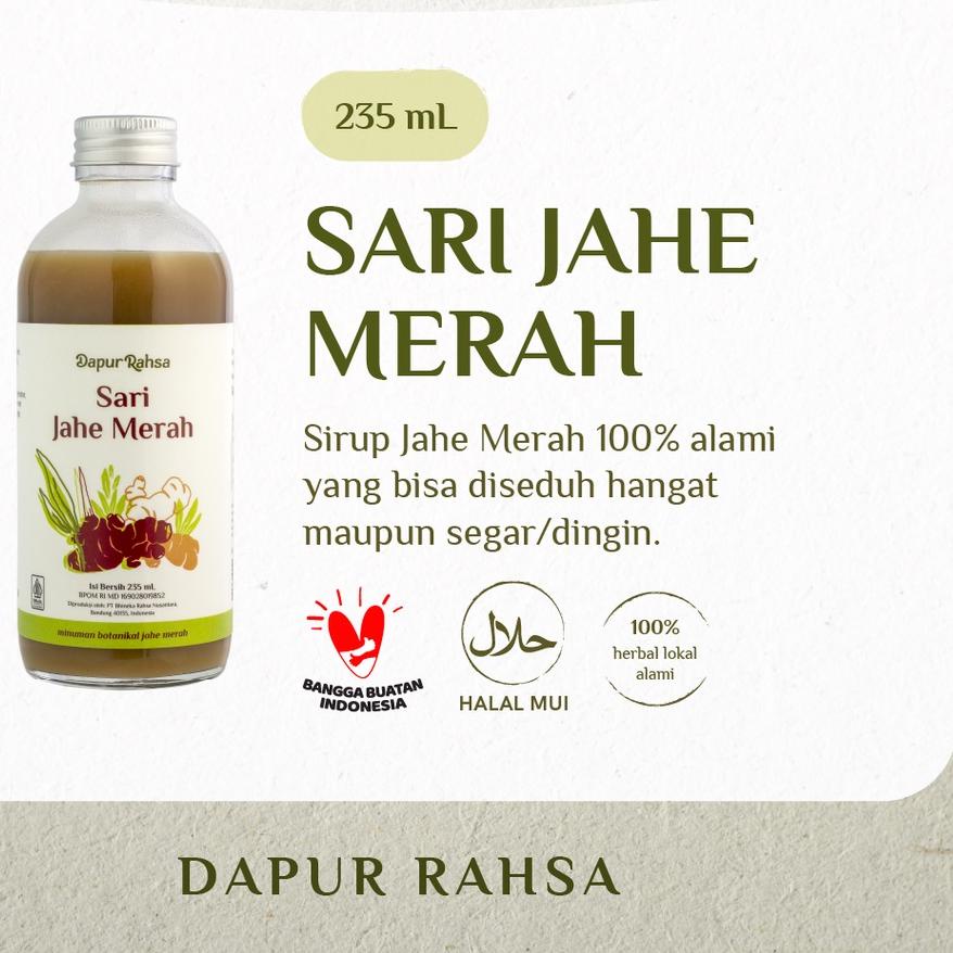 

Diskon | HJ6 | Sari Jahe Merah by Rahsa Nusantara - Jamu Sirup Herbal Tradisional