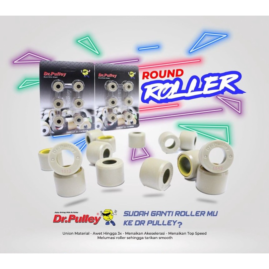Roller Dr Pulley Vespa Sprint LX Primavera iget 150 S150 3V DR PULLEY 8 gr sd 15,5 gr 1917 3 butir