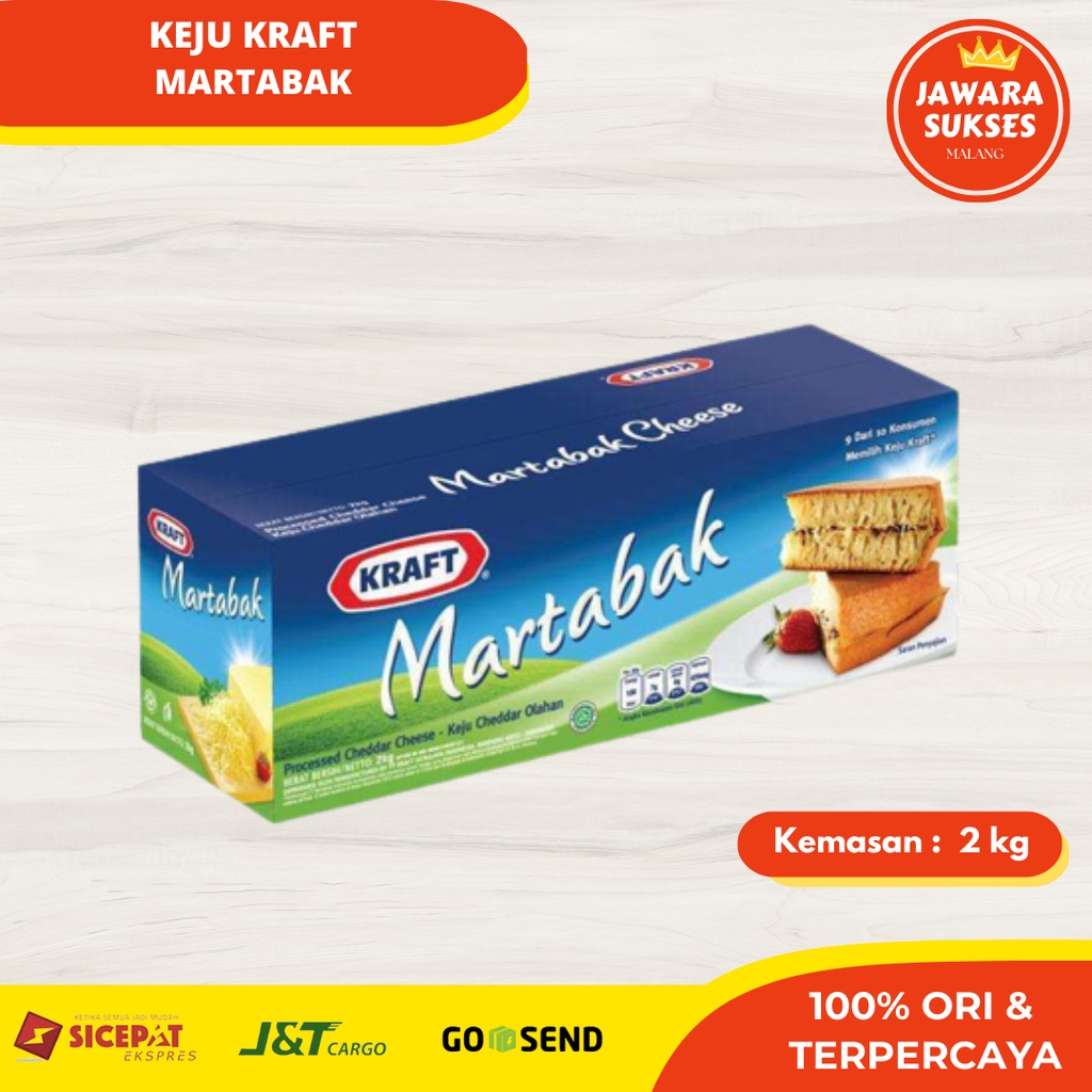 

2 kg Keju Kraft Martabak | Kraft Marabak Cheddar