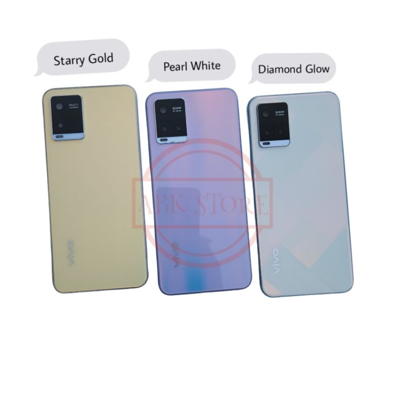 BACK CASING - KESING - HOUSING VIVO Y21 2021 - Y21S - Y21T - Y21A - Y33S - Y33T BACKDOOR FULLSET