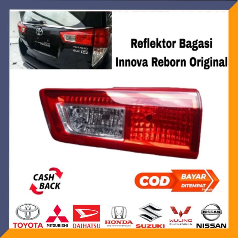 Jual Stoplamp Lampu Reflektor Bagasi Innova Reborn Original Reflektor Bagasi Toyota Innova