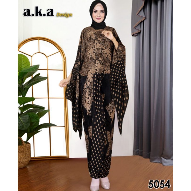 Setelan rok batik viscose premium//baju setelan wanita//setelan batik semi sutra