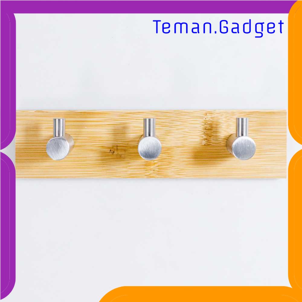 TG-RAK KHGDNOR Rak Gantungan Hook Wall Hanger Organizer Adhesive 3 Hook - S013