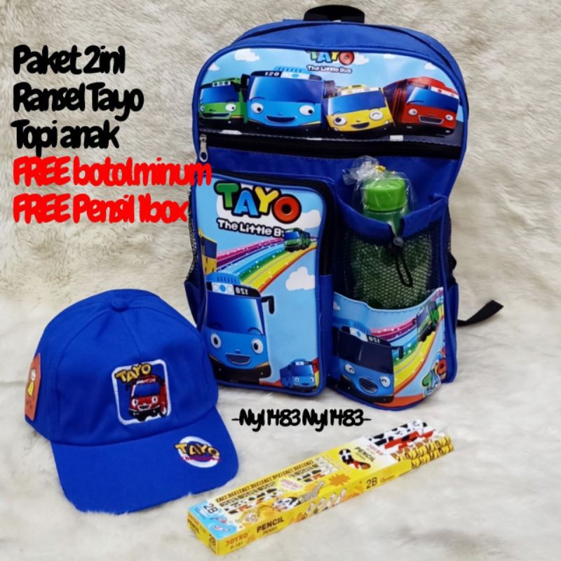 &quot;aurabagss&quot; - Paket Bundle... Beli 1 Dapat Banyak Ransel Anak Laki-Laki Karakter Printing Backpack Anak Sekolah PAUD TK SD Terbaru