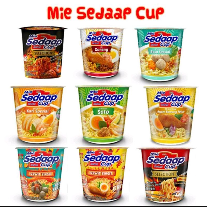 

Mie Sedaap Cup 75gr