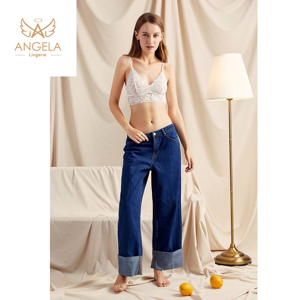 ANGELA PREMIUM JAPAN Bra BH Push Up Set Lace Celana Dalam Wanita Bikini Sport Beha Lingerie Korea Fashion Bralette Remaja Perempuan Sexy Pakaian Dalam COD Renang Tank Top Motif Cewek Pita Bunga Murah Rina Jumbo Camisole