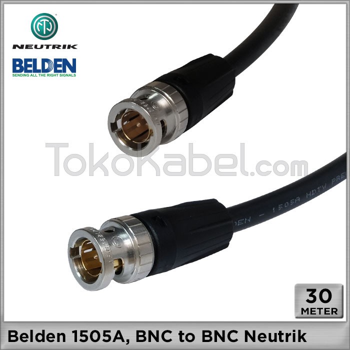 Kabel Kabel Sdi Belden 1505A, Bnc - Bnc Neutrik [30M]