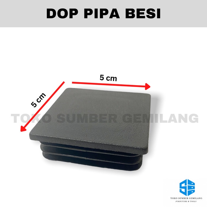 Alas Kaki Meja / Besi Hollow / Dop Pipa Besi 50 x 50