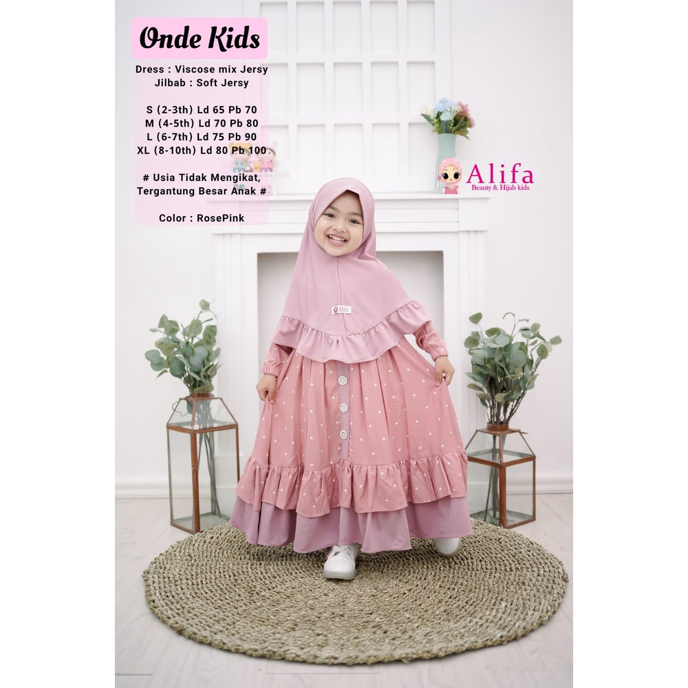 Gis Anak Onde Kids Matt Viscose Mix Jersey Original Alifa