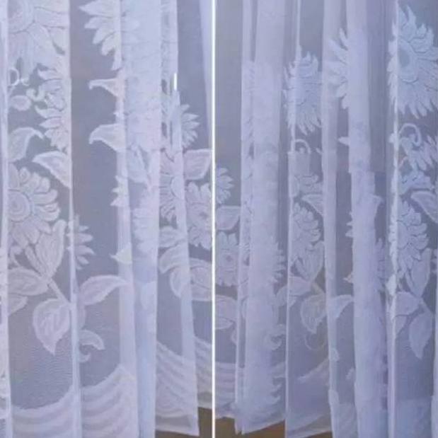 {GY.23Ja23n} GORDEN DALEMAN / VITRASE / TILE . MOTIF MATAHARI . MOTIF TULIP ( free kawat kaitan $  )